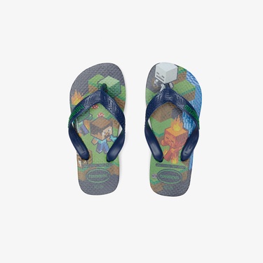  Havaianas Minecraft Top Çocuk Lacivert Terlik