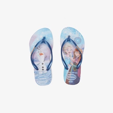  Havaianas Slim Princess Frozen Çocuk Mavi Terlik