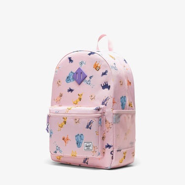  Herschel Heritage Printed Dog Çocuk Pembe Sırt Çantası