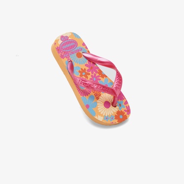 Havaianas Top Flores Çocuk Turuncu Terlik
