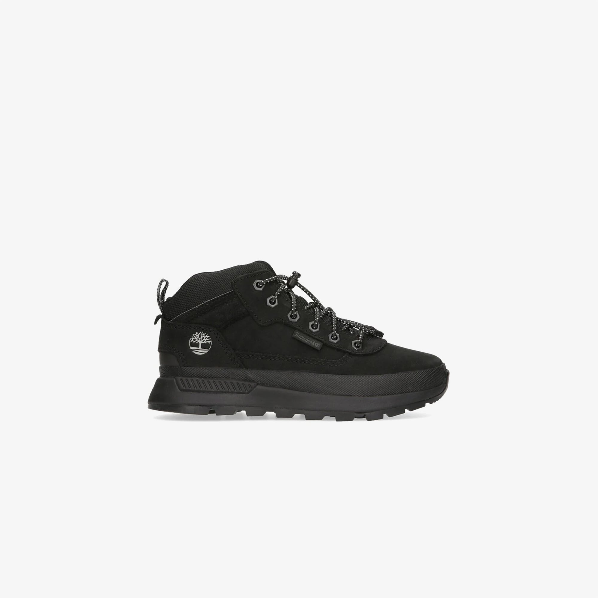  Timberland Mid Lace Up Çocuk Siyah Outdoor Bot