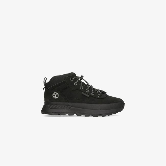  Timberland Mid Lace Up Çocuk Siyah Outdoor Bot