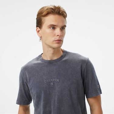  Champion Erkek Gri Tişört
