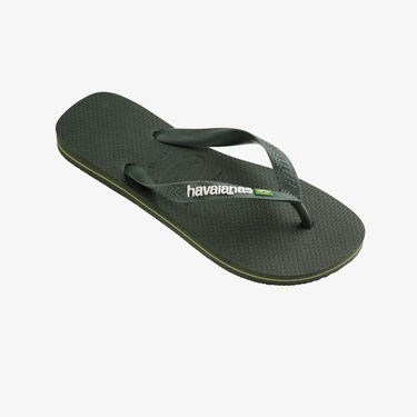  Havaianas Brazil Logo Erkek Yeşil Terlik