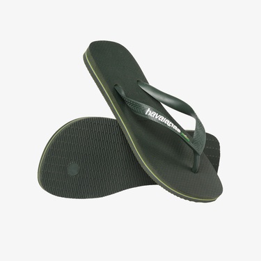  Havaianas Brazil Logo Erkek Yeşil Terlik