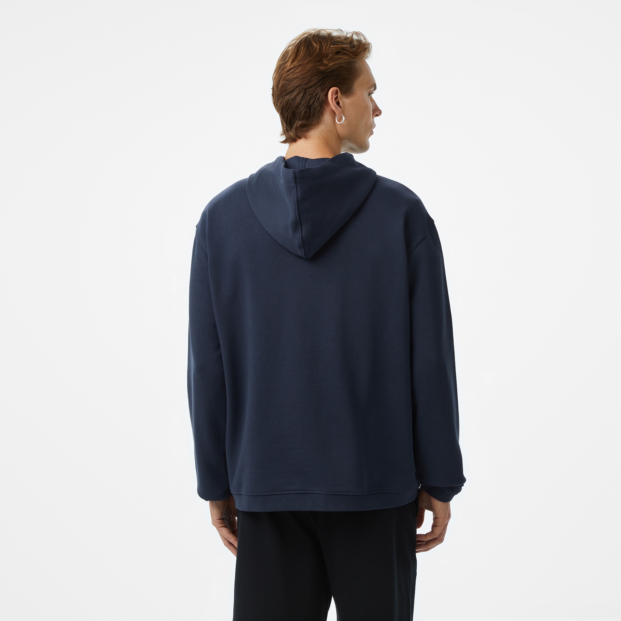 Les Benjamins Essentials Erkek Gri Hoodie