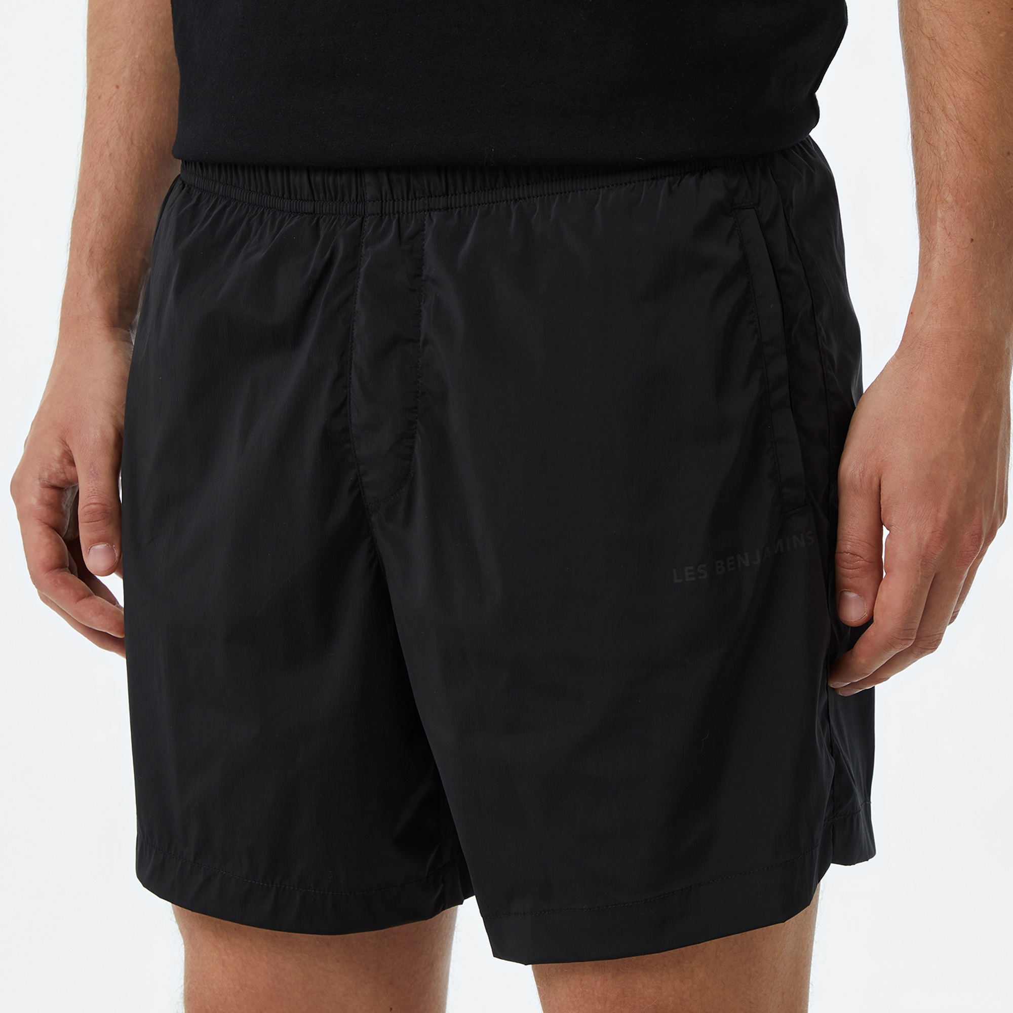 Les Benjamins Classic Erkek Siyah Şort
