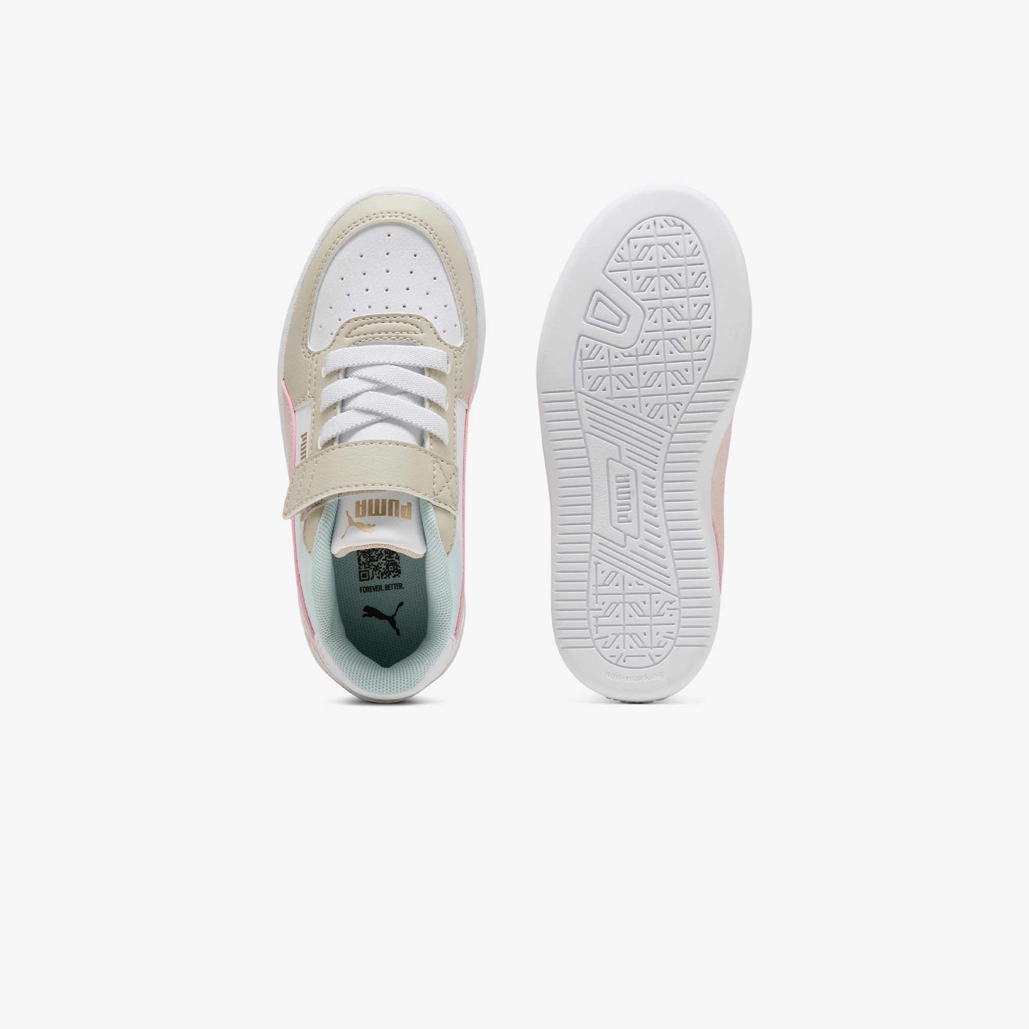 Puma Caven 2.0 Block Çocuk Beyaz Spor Ayakkabı