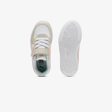  Puma Caven 2.0 Block Çocuk Beyaz Spor Ayakkabı