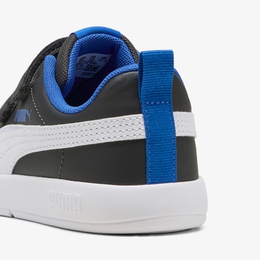  Puma Courtflex V3 Çocuk Gri Spor Ayakkabı