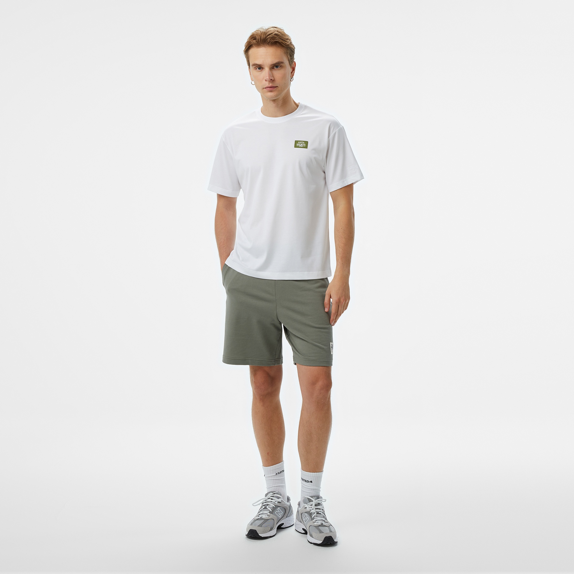 Anta Sports Erkek Beyaz T-Shirt