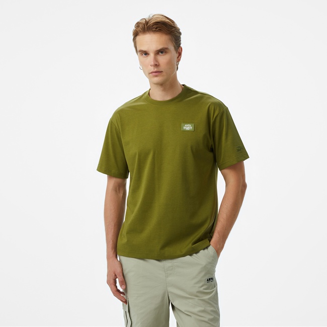  Anta Sports Erkek Yeşil T-Shirt