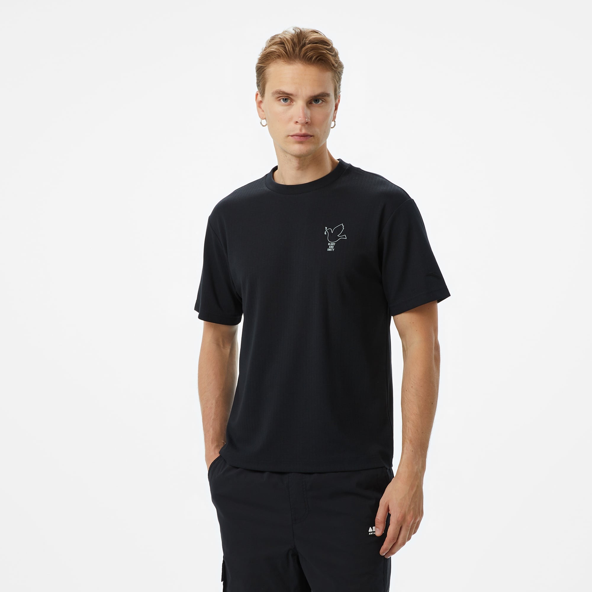 Anta Sports Erkek Siyah T-Shirt