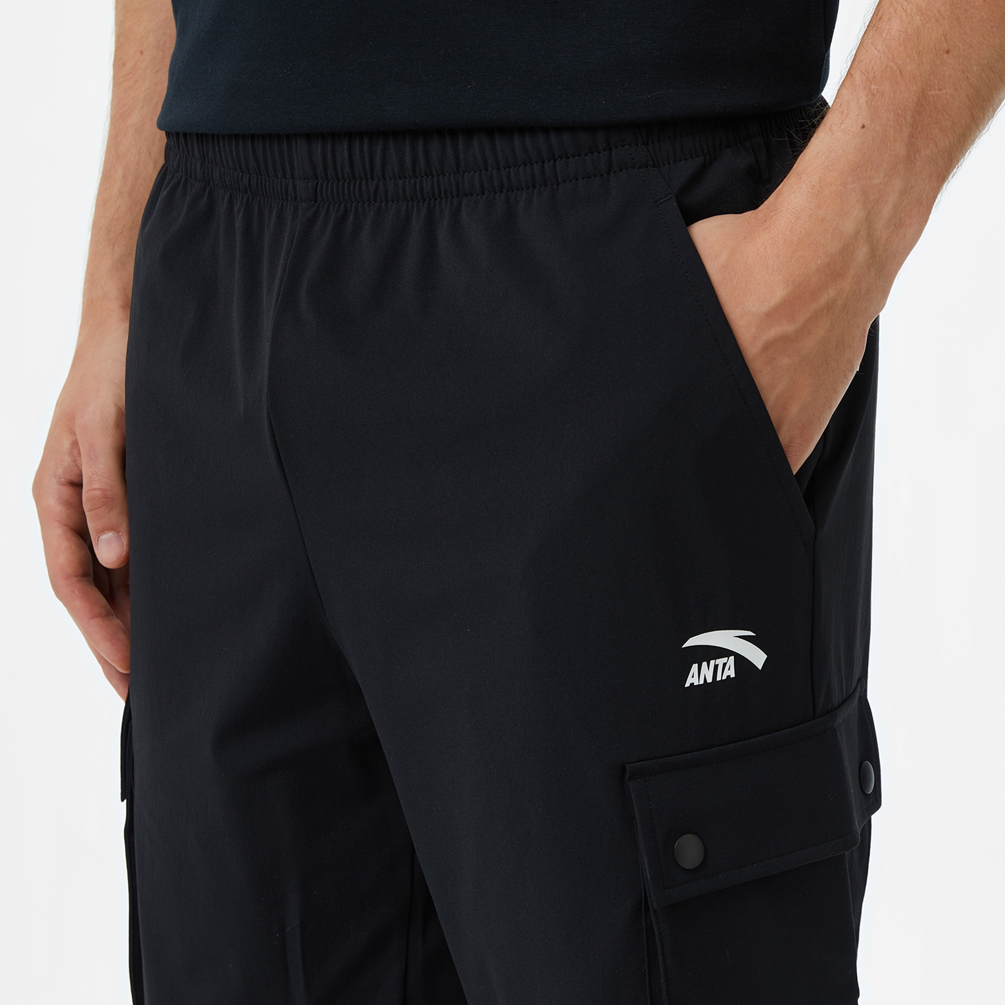 Anta Sports Erkek Siyah Eşofman Altı