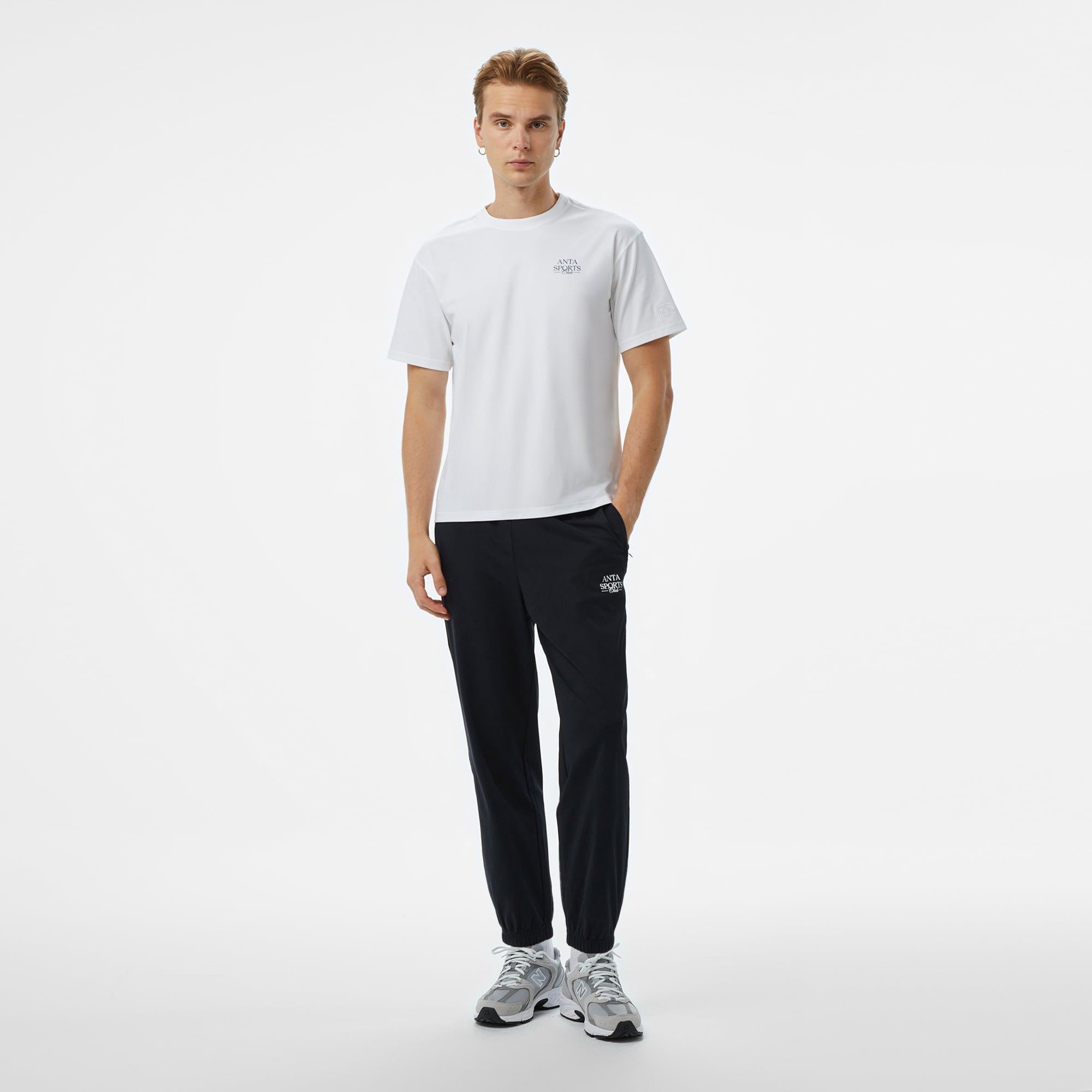 Anta Sports Erkek Beyaz T-Shirt