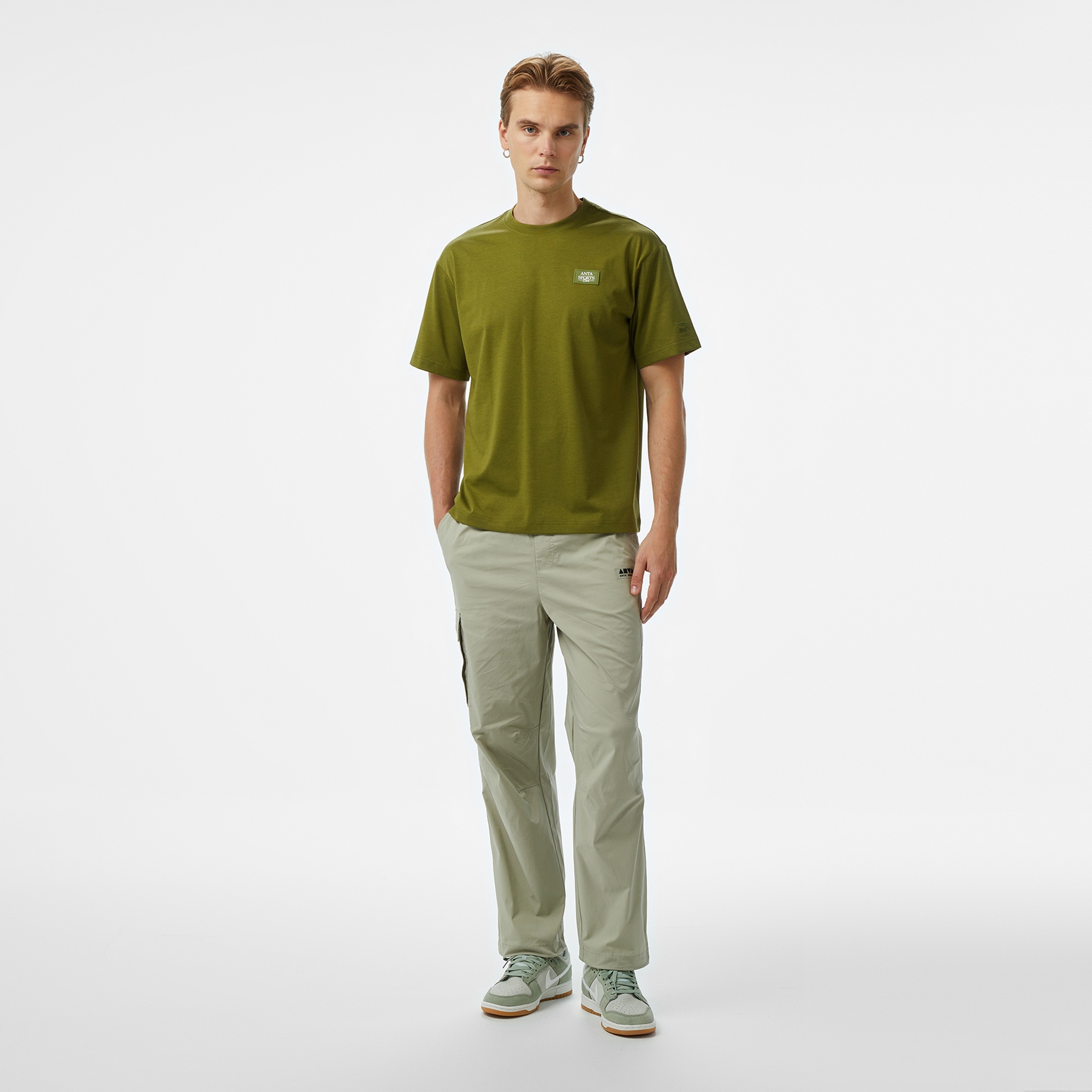 Anta Sports Erkek Yeşil T-Shirt