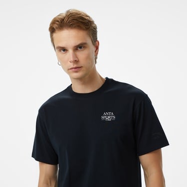  Anta Sports Erkek Siyah T-Shirt