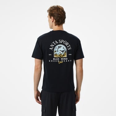  Anta Sports Erkek Siyah T-Shirt