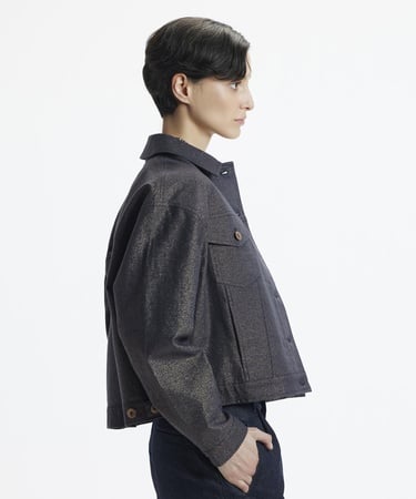  YARGICI Gömlek Yaka Önü Cepli Kısa Ceket