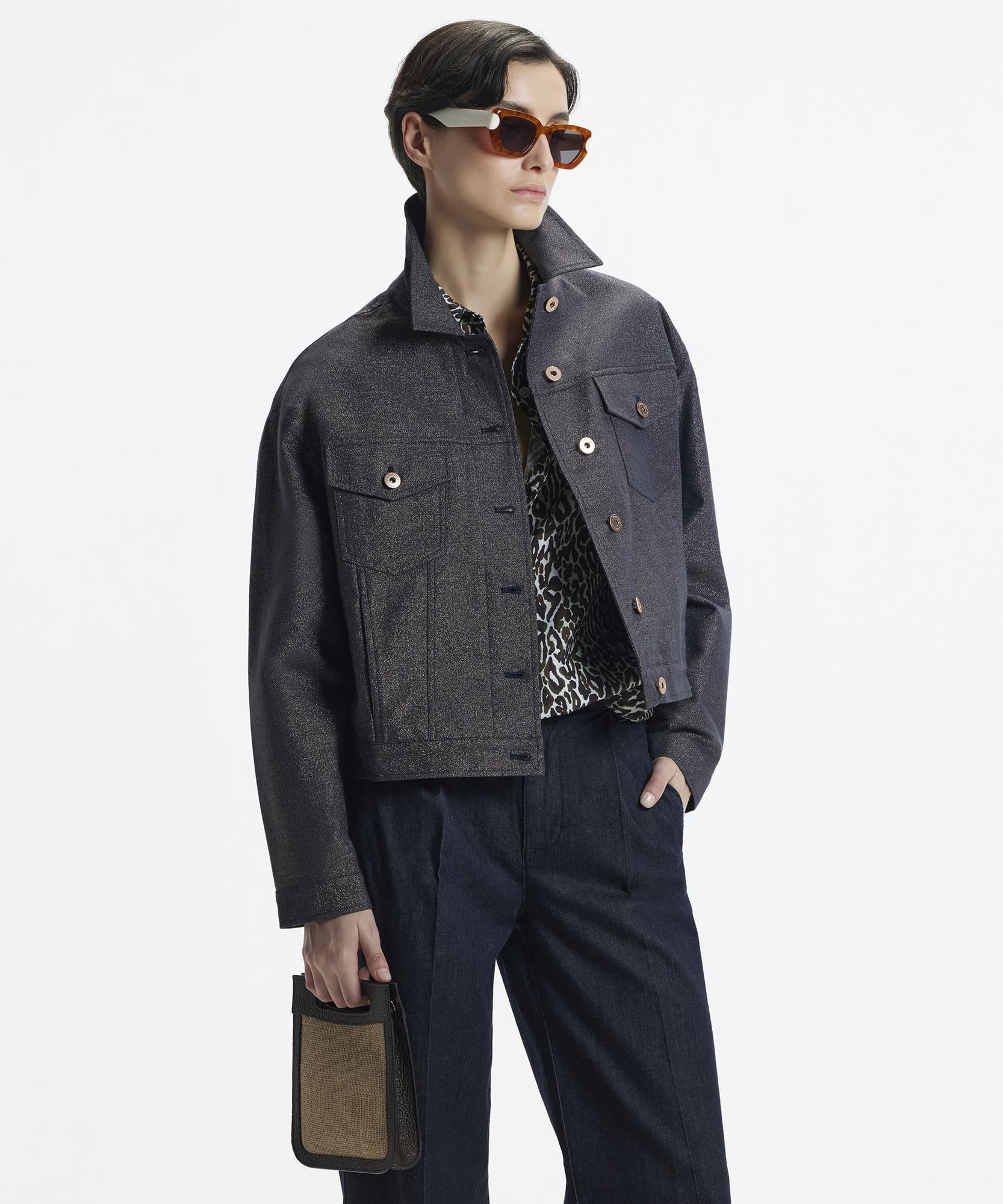  YARGICI Gömlek Yaka Önü Cepli Kısa Ceket