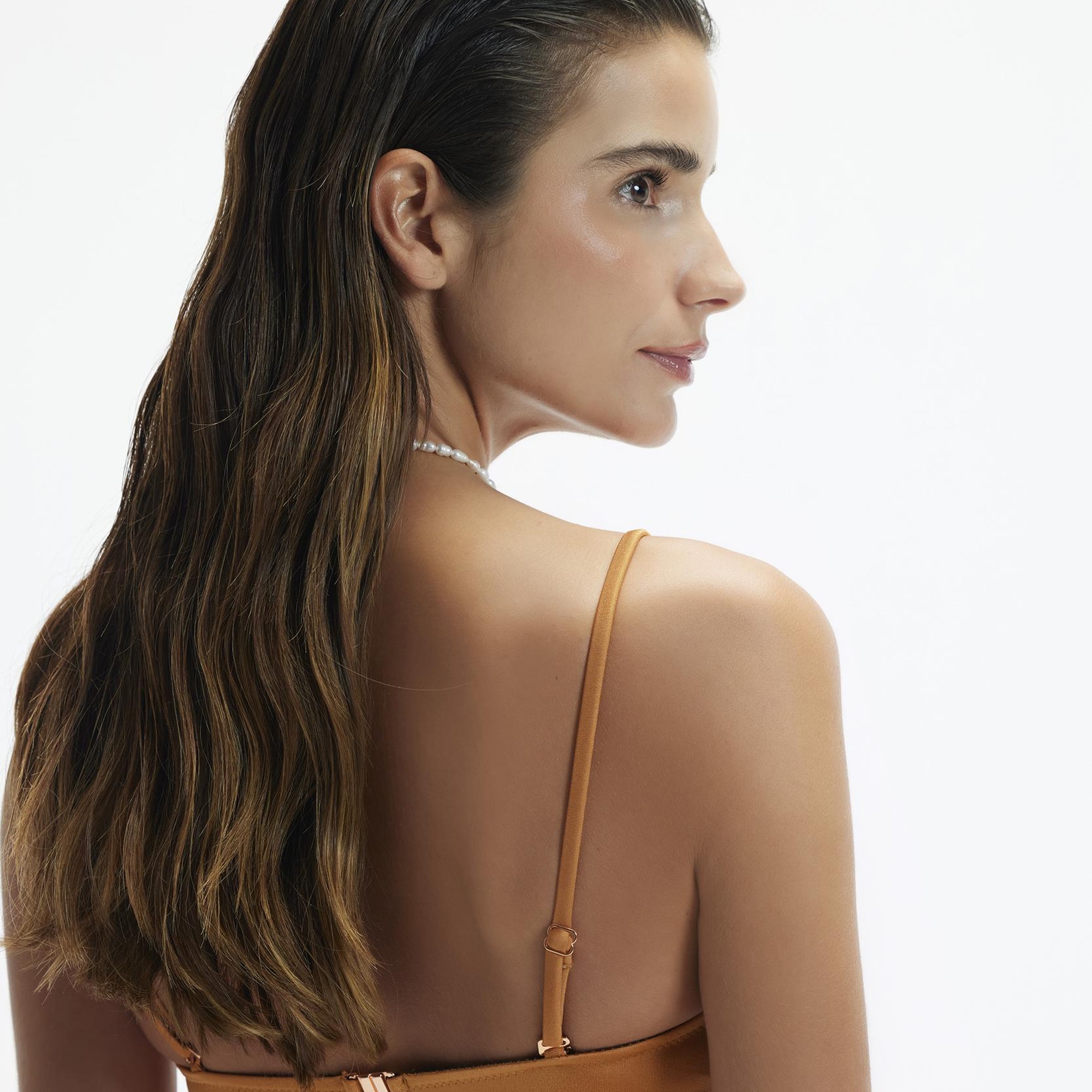 YARGICI Boncuk Detaylı Bikini Üstü