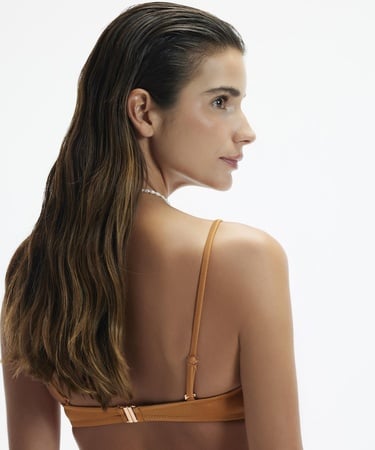  YARGICI Boncuk Detaylı Bikini Üstü