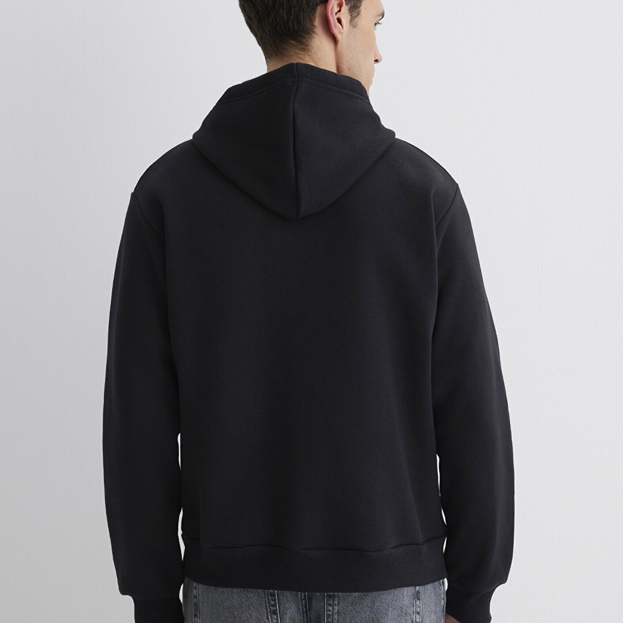 Mavi Kapüşonlu Siyah Basic Sweatshirt 0S10275-900