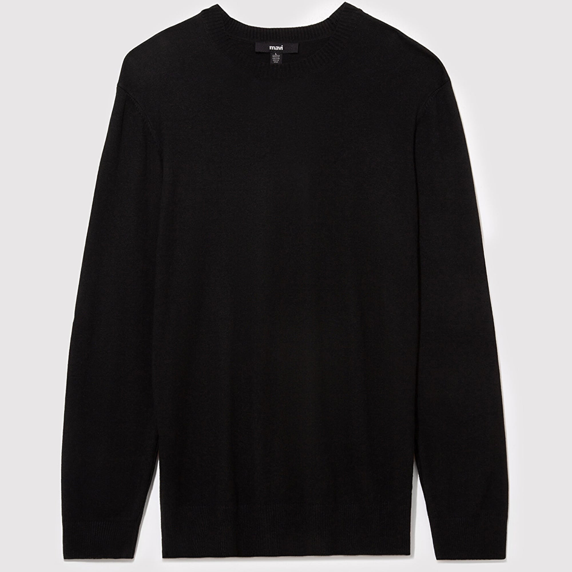 Mavi Kaşmir Karışımlı Siyah Kazak Slim Fit / Dar Kesim 0710186-900