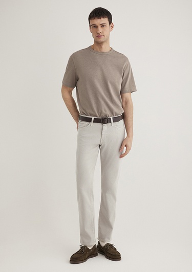  Mavi Hunter Soluk Toz Beji Comfort Gabardin Pantolon 0020283628