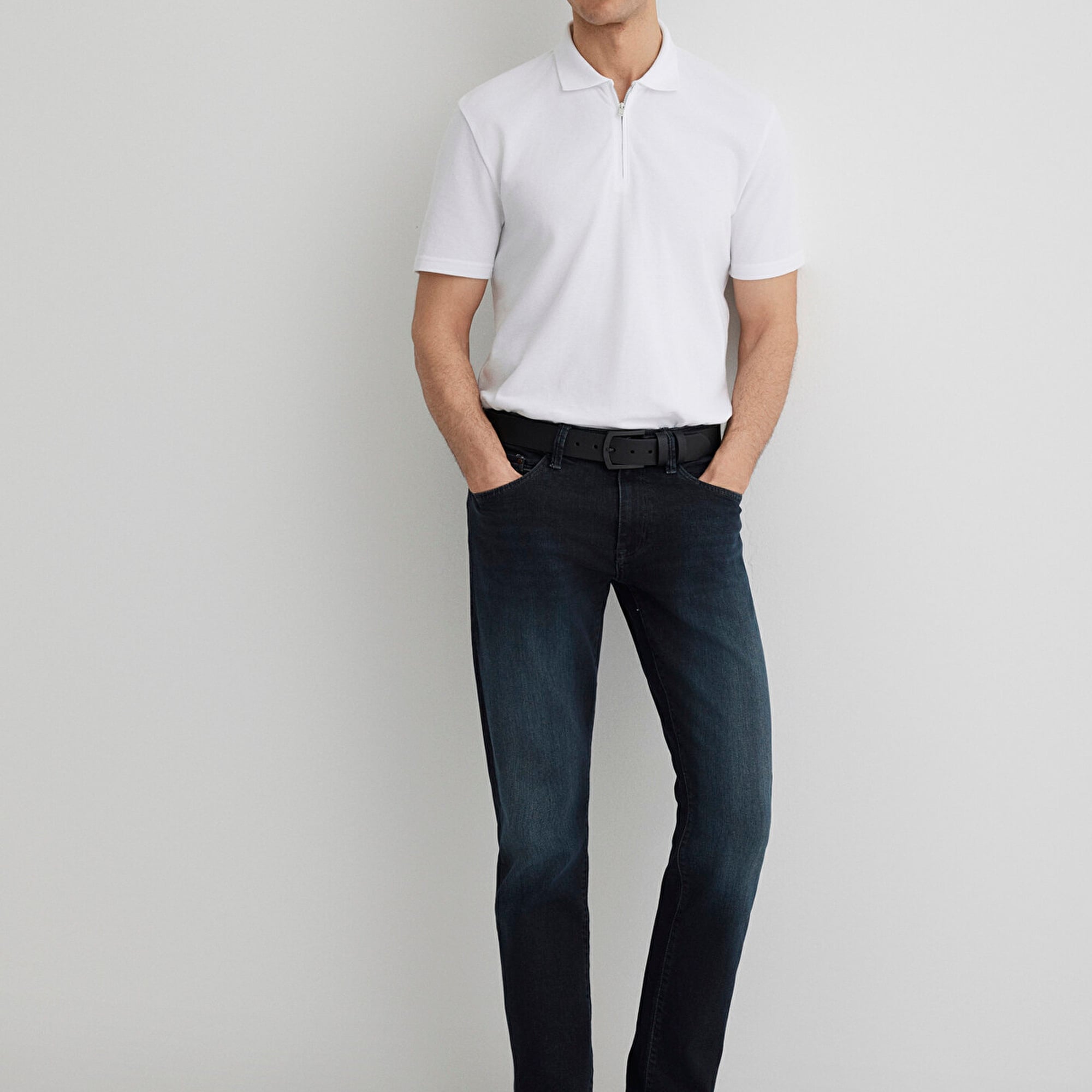 Mavi Marcus Lux Black Puslu Koyu Mavi Jean Pantolon 0035188545