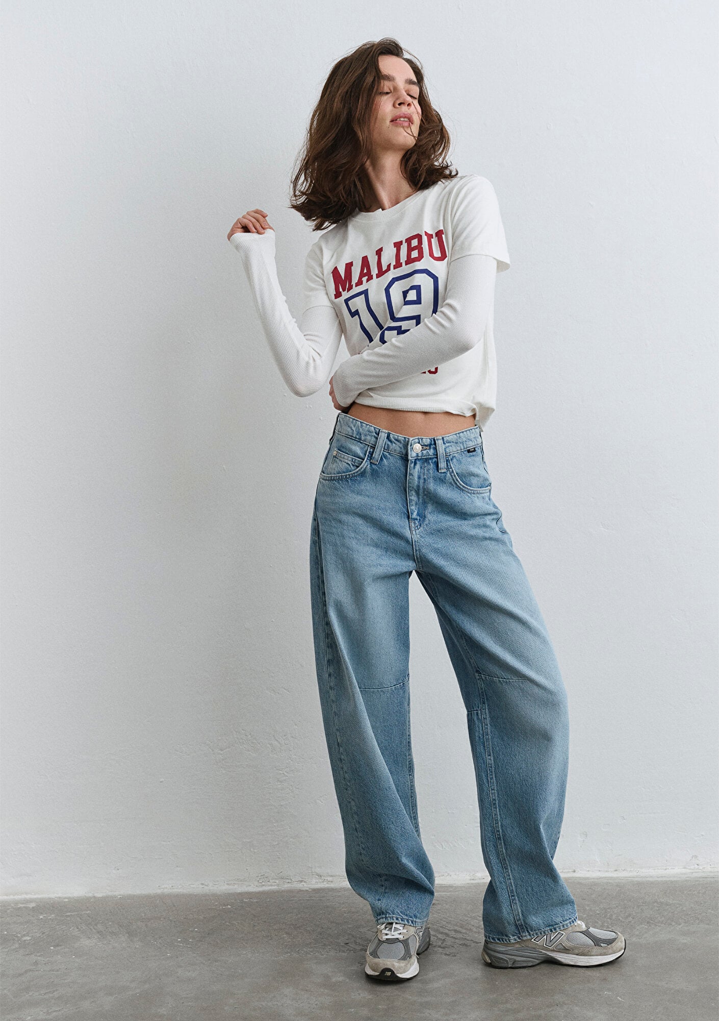  Mavi Lisa 90lar Tokalı İndigo Mavisi Jean Pantolon 1010938-89253