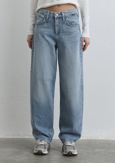  Mavi Lisa 90lar Tokalı İndigo Mavisi Jean Pantolon 1010938-89253