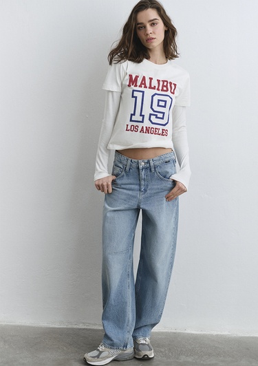  Mavi Lisa 90lar Tokalı İndigo Mavisi Jean Pantolon 1010938-89253