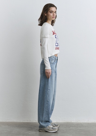  Mavi Lisa 90lar Tokalı İndigo Mavisi Jean Pantolon 1010938-89253