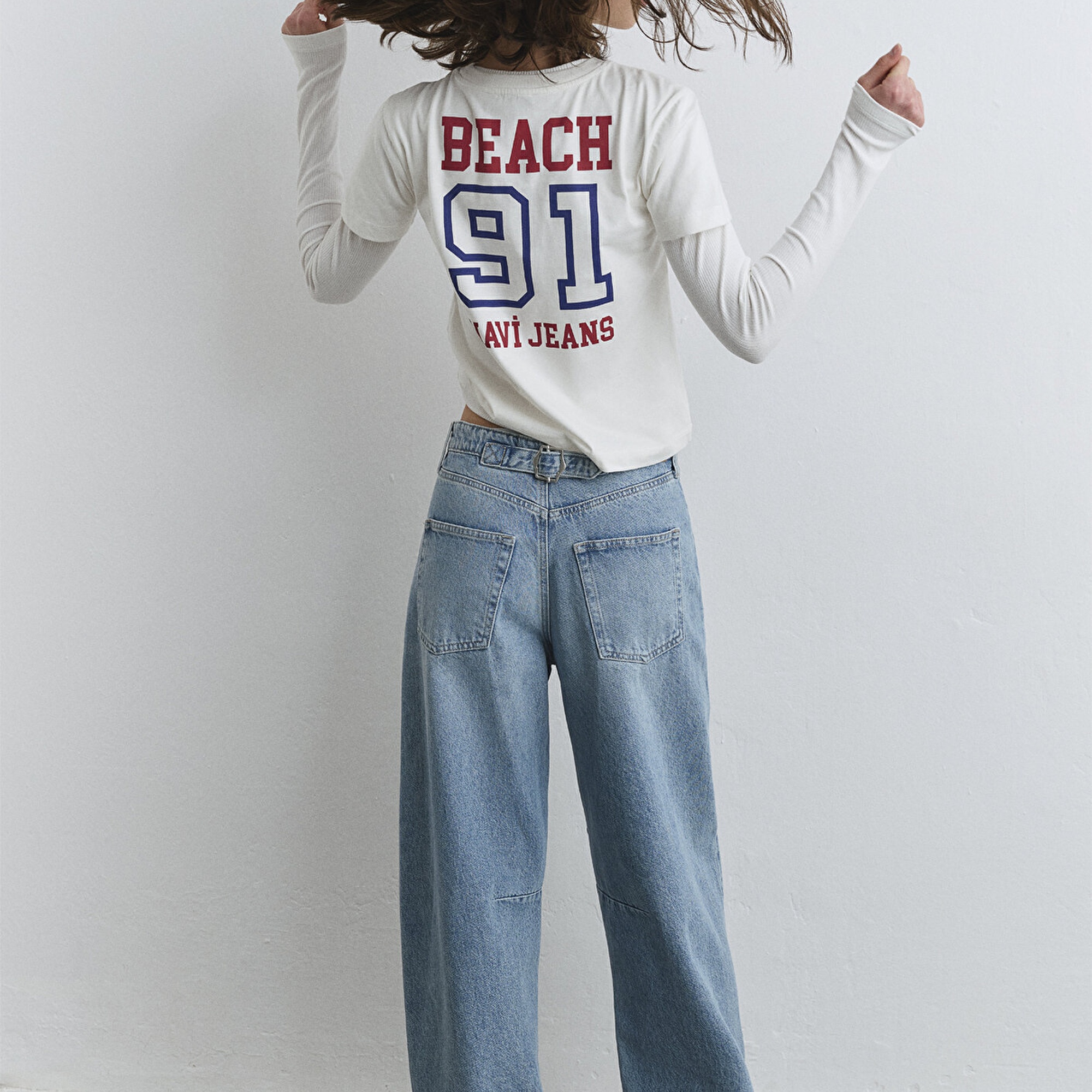 Mavi Lisa 90lar Tokalı İndigo Mavisi Jean Pantolon 1010938-89253