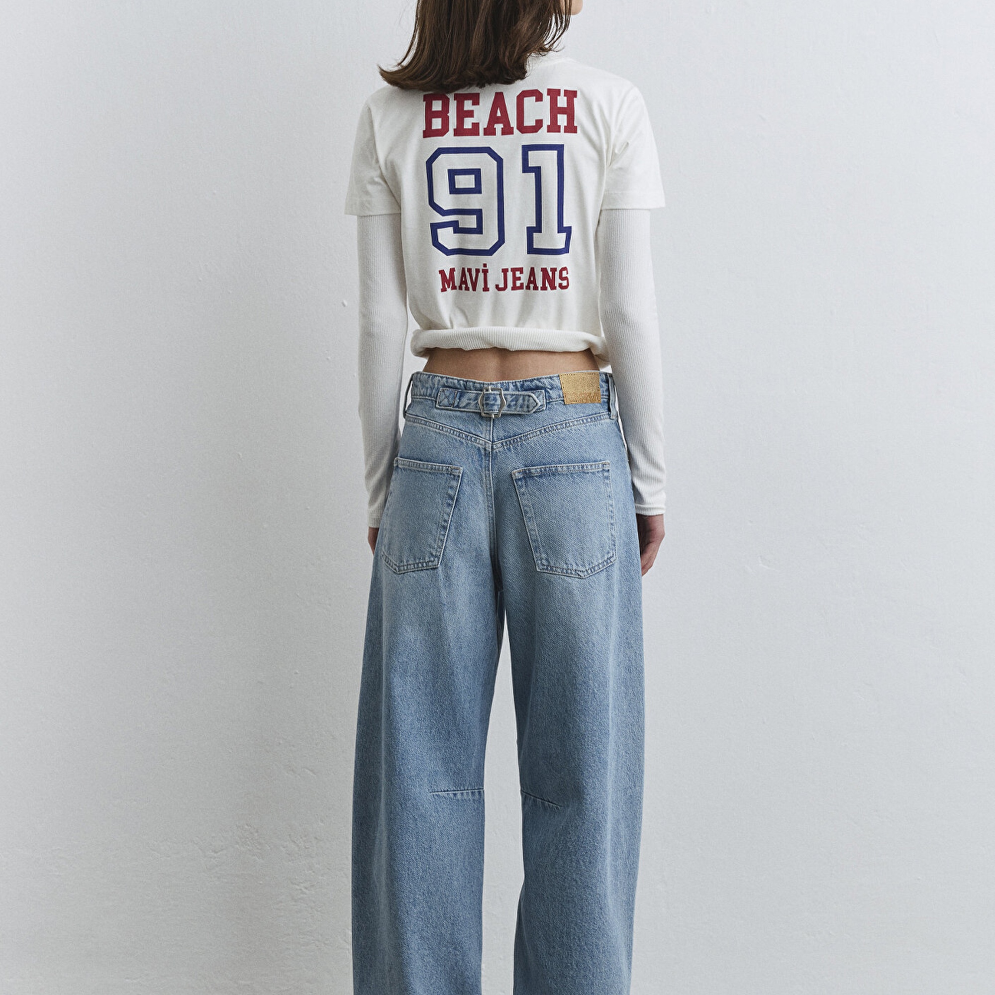 Mavi Lisa 90lar Tokalı İndigo Mavisi Jean Pantolon 1010938-89253