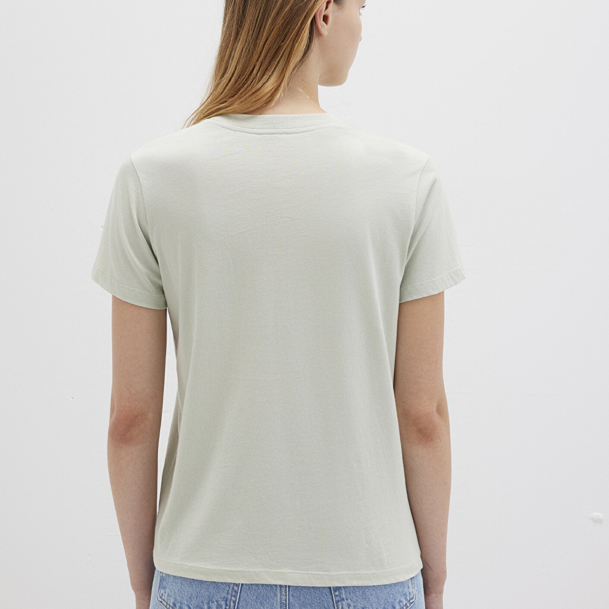 Mavi Mavi Baskılı Yeşil Tişört Regular Fit / Normal Kesim 1612241-70148