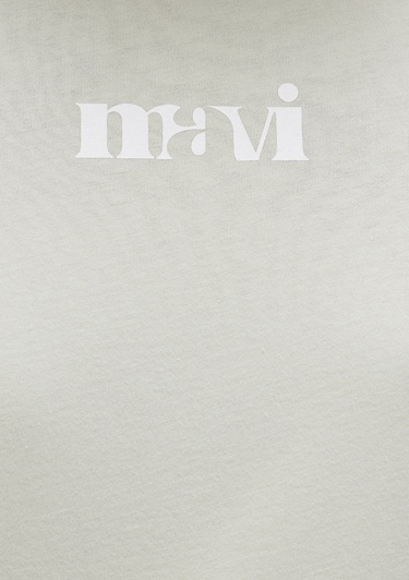  Mavi Mavi Baskılı Yeşil Tişört Regular Fit / Normal Kesim 1612241-70148