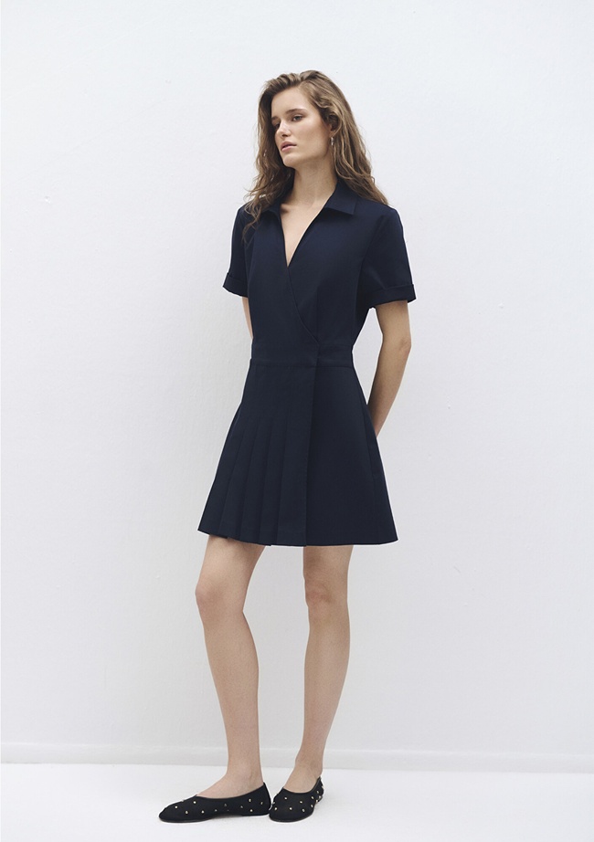  Mavi Polo Yaka Lacivert Elbise 1310628-82318