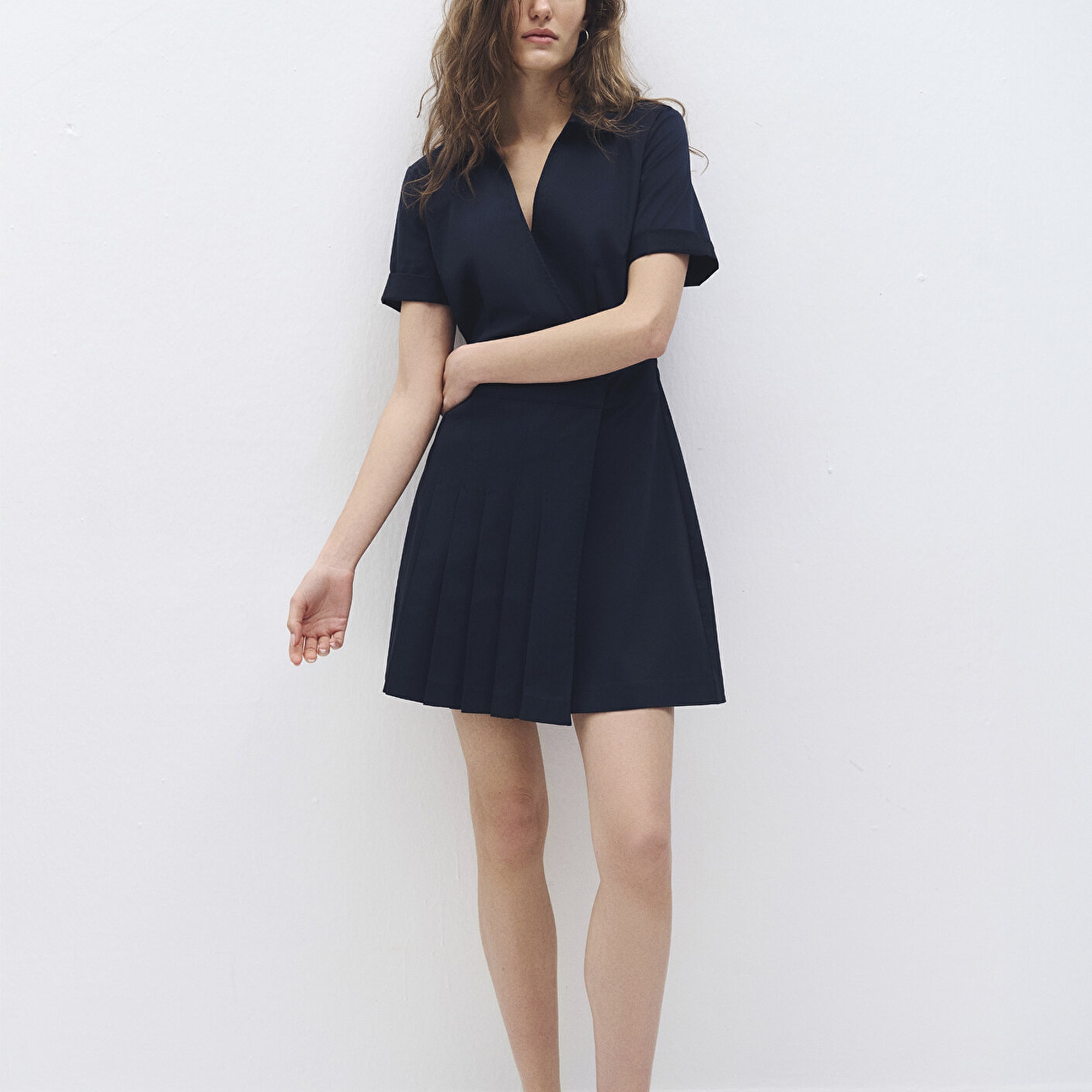 Mavi Polo Yaka Lacivert Elbise 1310628-82318