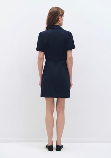  Mavi Polo Yaka Lacivert Elbise 1310628-82318