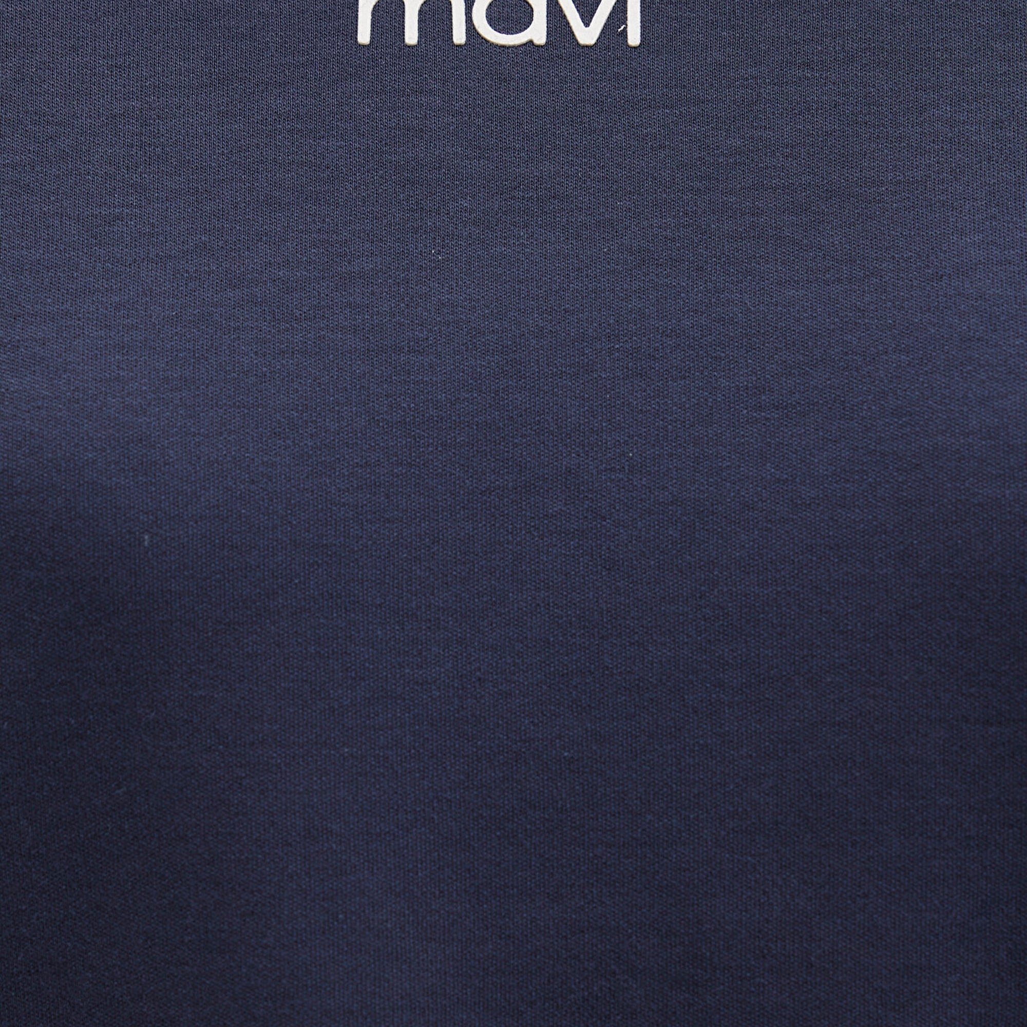 Mavi Mavi Logo Baskılı Lacivert Tişört Loose Fit / Bol Rahat Kesim 1612829-85315