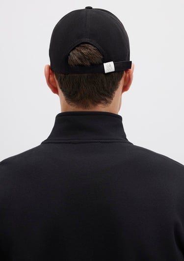  Mavi Mühür Logo Nakışlı Siyah Şapka 0911882-900