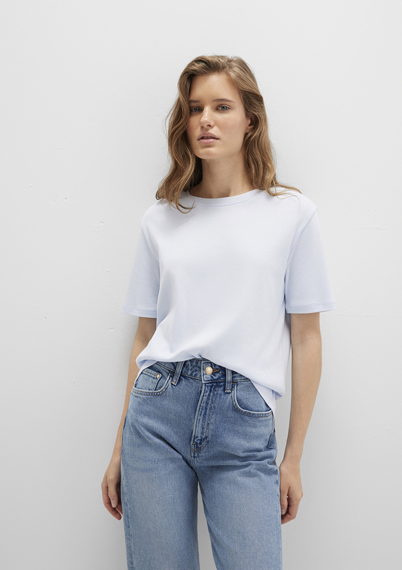  Mavi Mavi Basic Tişört Semi Slim Fit / Yarı Dar Kesim 1612916-89201