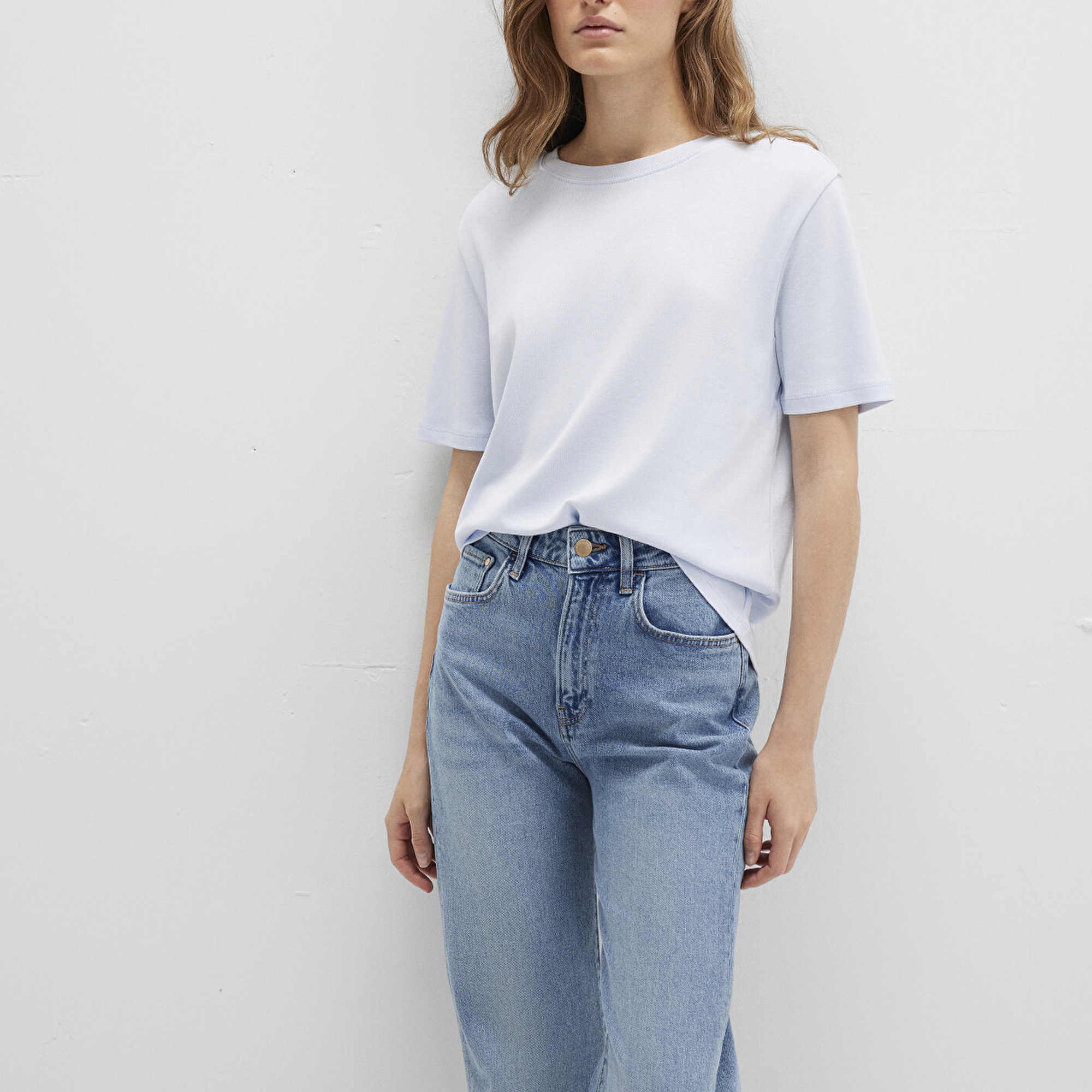 Mavi Mavi Basic Tişört Semi Slim Fit / Yarı Dar Kesim 1612916-89201