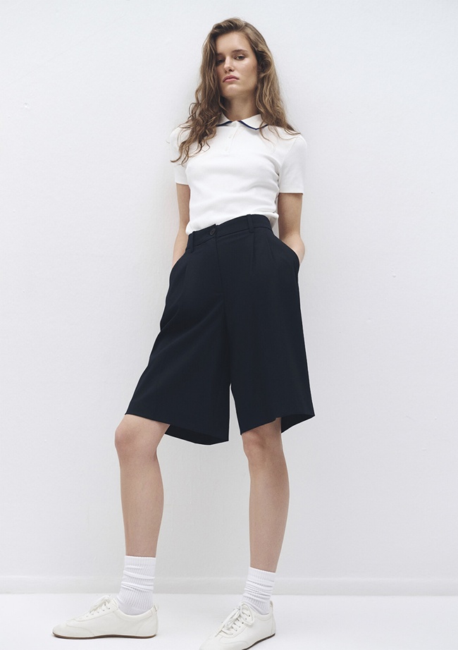  Mavi Lacivert Bermuda Şort 1410181-82318