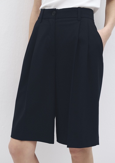  Mavi Lacivert Bermuda Şort 1410181-82318