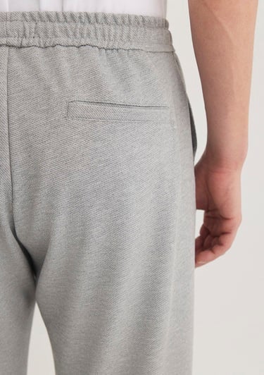  Mavi Gri Örme Pantolon 0010460-80018