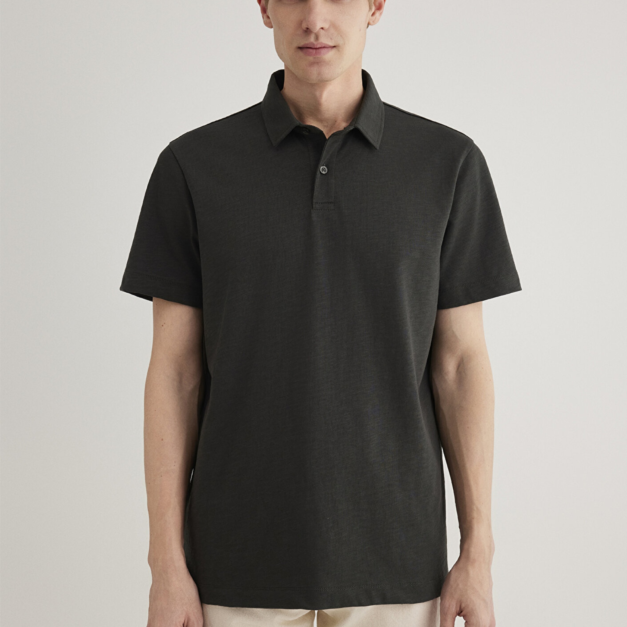 Mavi Siyah Polo Tişört Regular Fit / Normal Kesim 0612556-70092