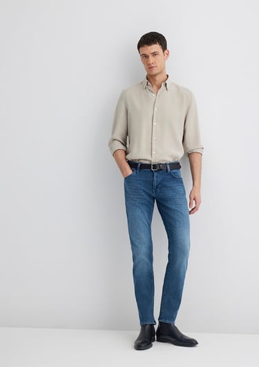  Mavi Jake Lux Black Gölgeli İndigo Mavisi Jean Pantolon 0042289559